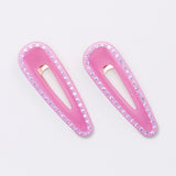 Crystal Teardrop Clip in Hubba Bubba