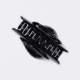 Crystal Rose Claw in Noir