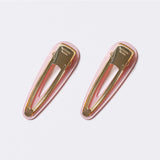 Crystal Teardrop Clip in Miss Piggy