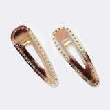 Crystal Teardrop Clip in Space Oddity
