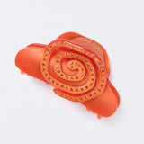 Crystal Rose Claw in Tangerine