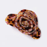 Crystal Rose Claw in Pink Tortoise