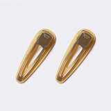 Crystal Teardrop Clip in Canary